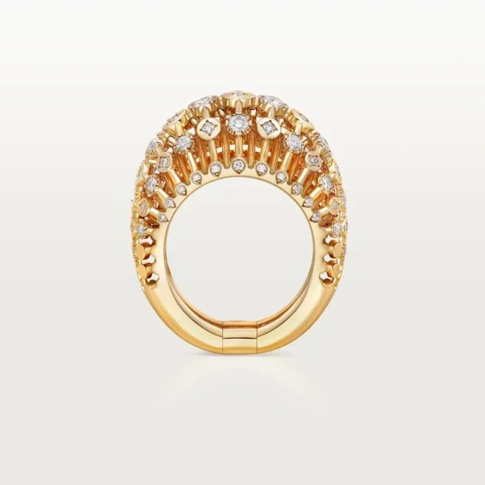 Cartier Libre Polymorph-ring, transformérbar, diamanter