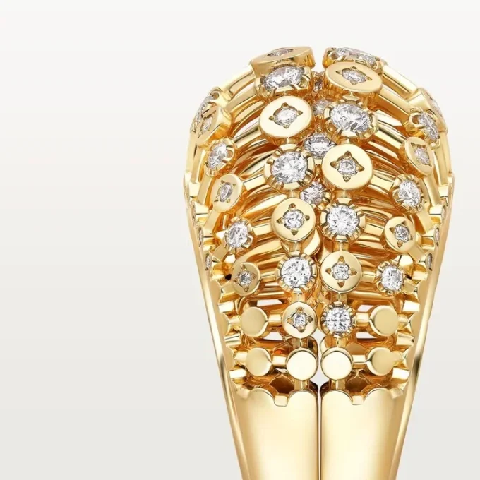 Cartier Libre Polymorph-ring, transformérbar, diamanter
