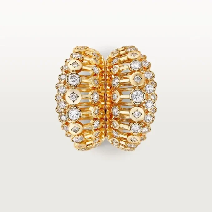Cartier Libre Polymorph-ring, transformérbar, diamanter