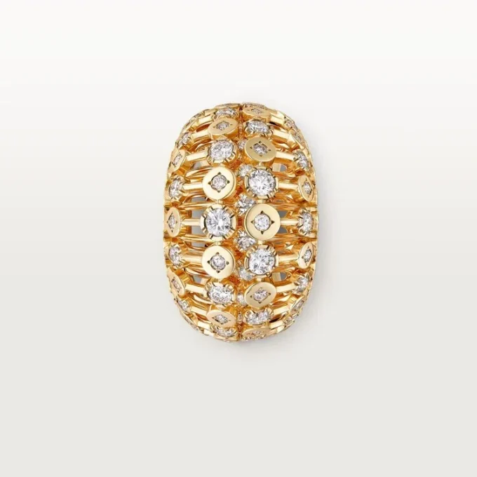 Cartier Libre Polymorph-ring, transformérbar, diamanter