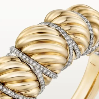 Cartier Libre Tressage-armbånd, diamanter Cartier Libre Tressage-armbånd, diamanter