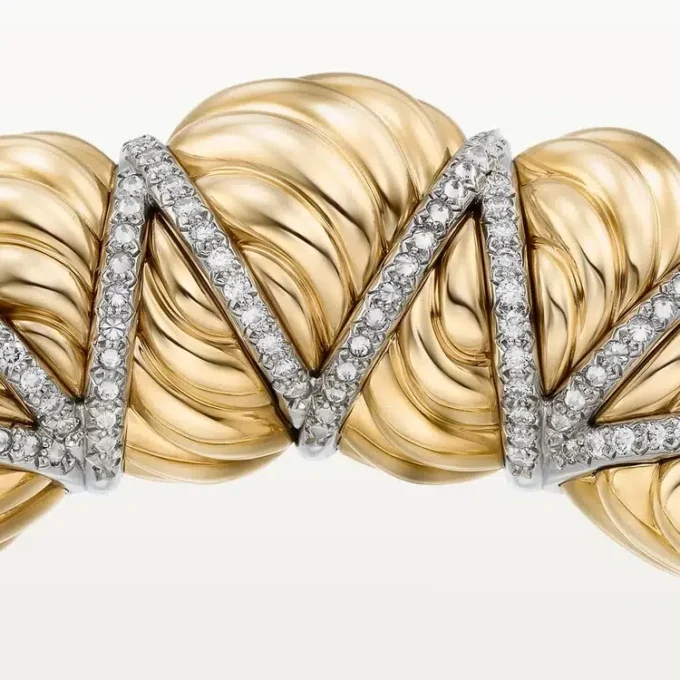 Cartier Libre Tressage-armbånd, diamanter Cartier Libre Tressage-armbånd, diamanter
