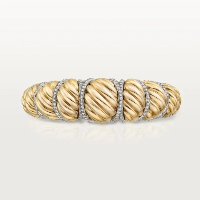 Cartier Libre Tressage-armbånd, diamanter Cartier Libre Tressage-armbånd, diamanter
