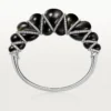 Cartier Libre Tressage-armbånd, obsidian, diamanter Cartier Libre Tressage-armbånd, obsidian, diamanter