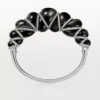 Cartier Libre Tressage-armbånd, obsidian, diamanter Cartier Libre Tressage-armbånd, obsidian, diamanter