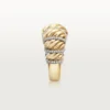 Cartier Libre Tressage-ring, diamanter Cartier Libre Tressage-ring, diamanter