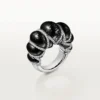 Cartier Libre Tressage-ring, Metaquartzite, diamanter Cartier Libre Tressage-ring, Metaquartzite, diamanter