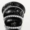 Cartier Libre Tressage-ring, Metaquartzite, diamanter Cartier Libre Tressage-ring, Metaquartzite, diamanter