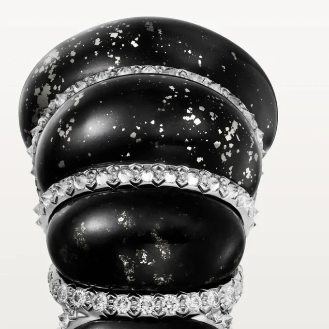 Cartier Libre Tressage-ring, Metaquartzite, diamanter Cartier Libre Tressage-ring, Metaquartzite, diamanter