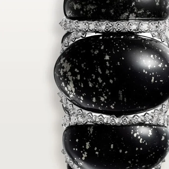 Cartier Libre Tressage-ring, Metaquartzite, diamanter Cartier Libre Tressage-ring, Metaquartzite, diamanter