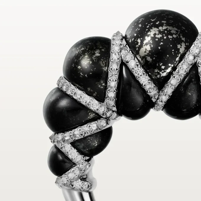Cartier Libre Tressage-ring, Metaquartzite, diamanter Cartier Libre Tressage-ring, Metaquartzite, diamanter