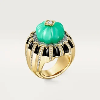 Cartier Libre Tuttitutti-ring, krysopras, diamanter