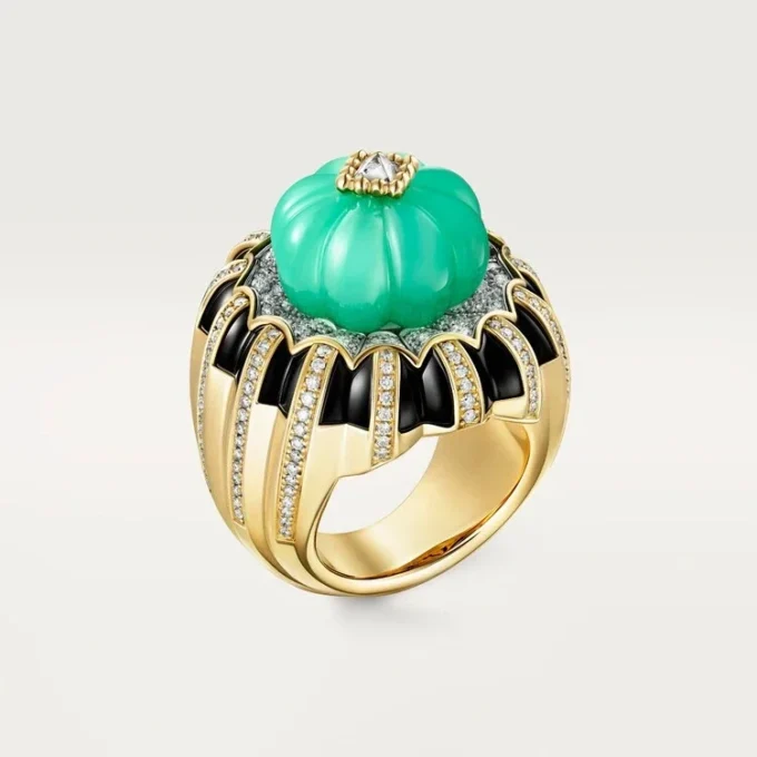Cartier Libre Tuttitutti-ring, krysopras, diamanter Cartier Libre Tuttitutti-ring, krysopras, diamanter