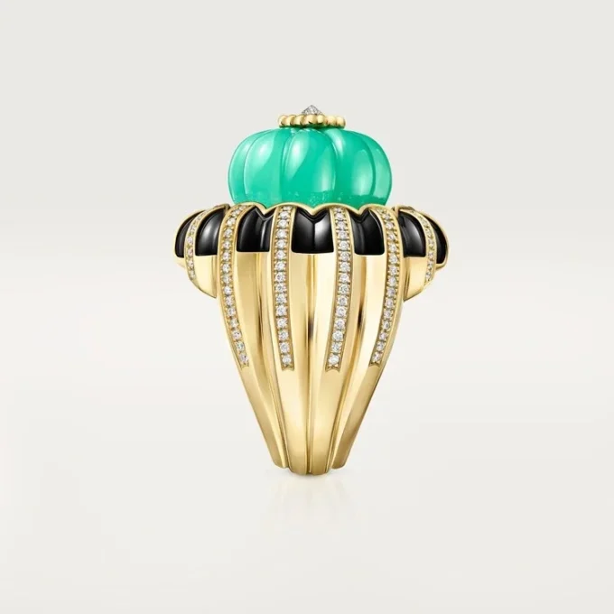 Cartier Libre Tuttitutti-ring, krysopras, diamanter Cartier Libre Tuttitutti-ring, krysopras, diamanter
