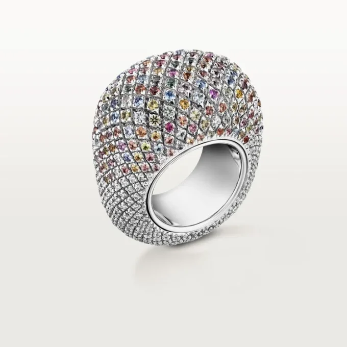 Cartier Libre Tuttitutti-ring, Umba-safirer, diamanter Cartier Libre Tuttitutti-ring, Umba-safirer, diamanter