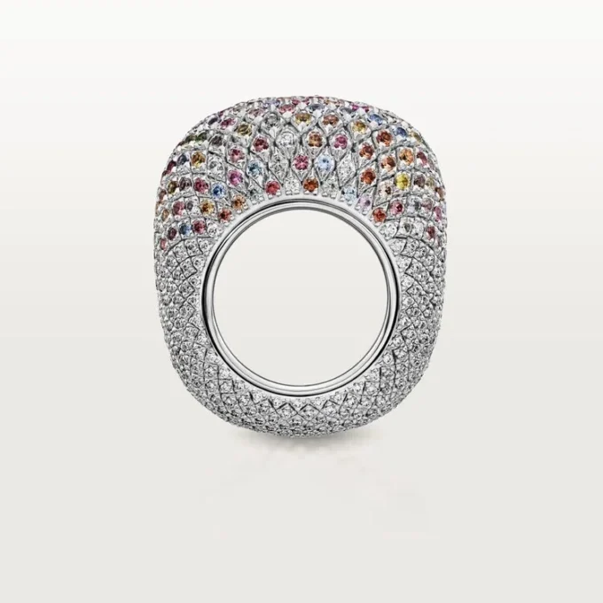 Cartier Libre Tuttitutti-ring, Umba-safirer, diamanter Cartier Libre Tuttitutti-ring, Umba-safirer, diamanter