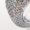 Cartier Libre Tuttitutti-ring, Umba-safirer, diamanter Cartier Libre Tuttitutti-ring, Umba-safirer, diamanter