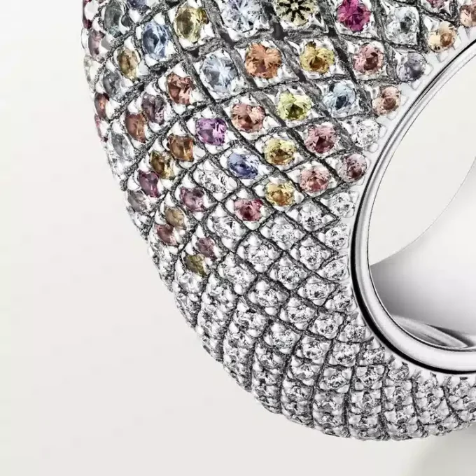 Cartier Libre Tuttitutti-ring, Umba-safirer, diamanter Cartier Libre Tuttitutti-ring, Umba-safirer, diamanter