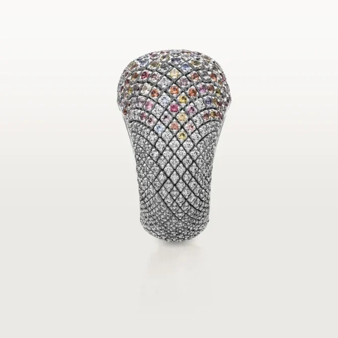 Cartier Libre Tuttitutti-ring, Umba-safirer, diamanter Cartier Libre Tuttitutti-ring, Umba-safirer, diamanter