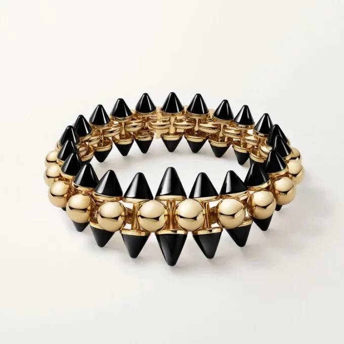Clash De Cartier-armbånd, fleksibelt, ekstra stort model, onyx Clash De Cartier-armbånd, fleksibelt, ekstra stort model, onyx