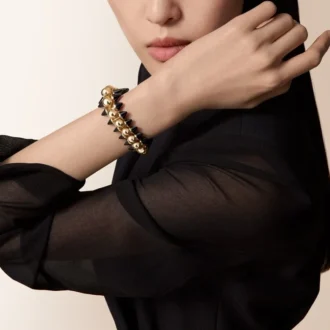 Clash De Cartier-armbånd, fleksibelt, ekstra stort model, onyx Clash De Cartier-armbånd, fleksibelt, ekstra stort model, onyx