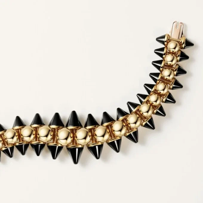 Clash De Cartier-armbånd, fleksibelt, ekstra stort model, onyx Clash De Cartier-armbånd, fleksibelt, ekstra stort model, onyx