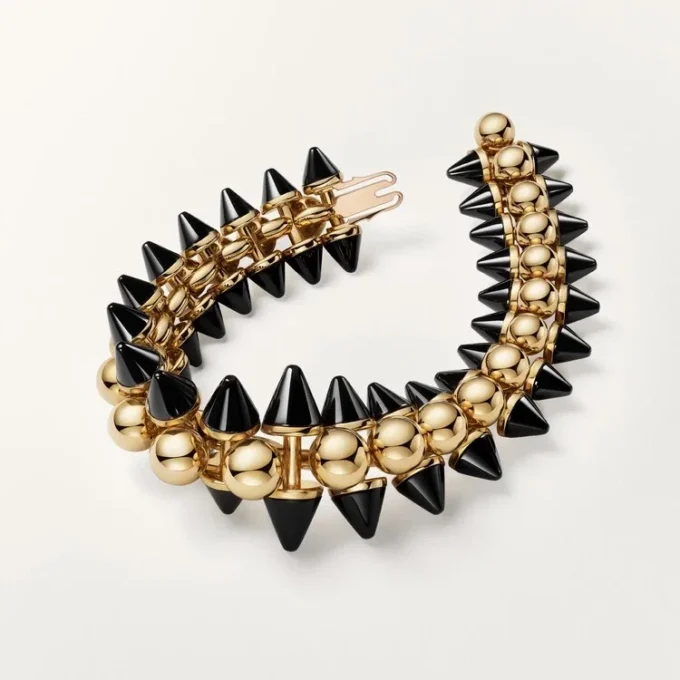 Clash De Cartier-armbånd, fleksibelt, ekstra stort model, onyx Clash De Cartier-armbånd, fleksibelt, ekstra stort model, onyx