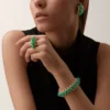Clash De Cartier enkeltørering, krysopras, ekstra stor model Clash De Cartier enkeltørering, krysopras, ekstra stor model