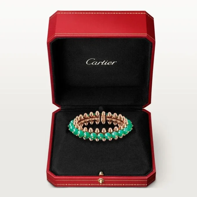Clash De Cartier-armbånd, krysopras, ekstra stor model Clash De Cartier-armbånd, krysopras, ekstra stor model