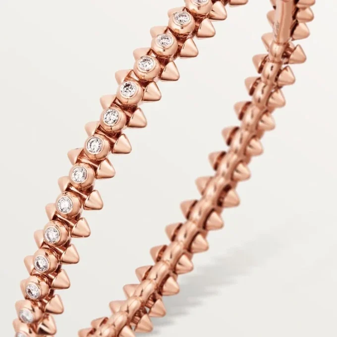 Clash De Cartier-armbånd, mellemstor model, diamanter Clash De Cartier-armbånd, mellemstor model, diamanter