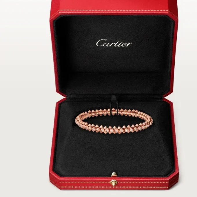 Clash De Cartier-armbånd, mellemstor model, diamanter Clash De Cartier-armbånd, mellemstor model, diamanter