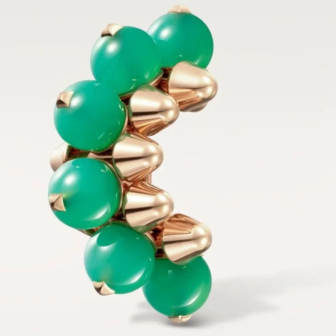 Clash De Cartier enkeltørering, krysopras, ekstra stor model Clash De Cartier enkeltørering, krysopras, ekstra stor model