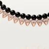 Clash De Cartier halskæde, fleksibel, onyx, ekstra stor model, diamanter Clash De Cartier halskæde, fleksibel, onyx, ekstra stor model, diamanter