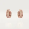 Clash De Cartier hoopøreringe, dobbeltradet, pavé Clash De Cartier hoopøreringe, dobbeltradet, pavé