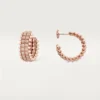 Clash De Cartier hoopøreringe, dobbeltradet, pavé Clash De Cartier hoopøreringe, dobbeltradet, pavé