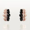 Clash De Cartier hoopøreringe, onyx, ekstra stor model, diamanter Clash De Cartier hoopøreringe, onyx, ekstra stor model, diamanter
