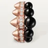Clash De Cartier hoopøreringe, onyx, ekstra stor model, diamanter Clash De Cartier hoopøreringe, onyx, ekstra stor model, diamanter