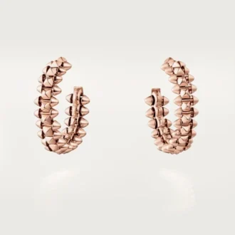 Clash De Cartier hoopøreringe – rosaguld, små | Cartier Us