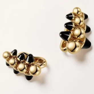 Clash De Cartier øreringe, ekstra stor model, onyx, multiwear