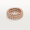 Clash De Cartier-ring, dobbeltradet, pavé Clash De Cartier-ring, dobbeltradet, pavé