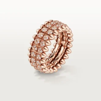 Clash De Cartier-ring, dobbeltradet, pavé