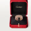 Clash De Cartier-ring, dobbeltradet, pavé Clash De Cartier-ring, dobbeltradet, pavé
