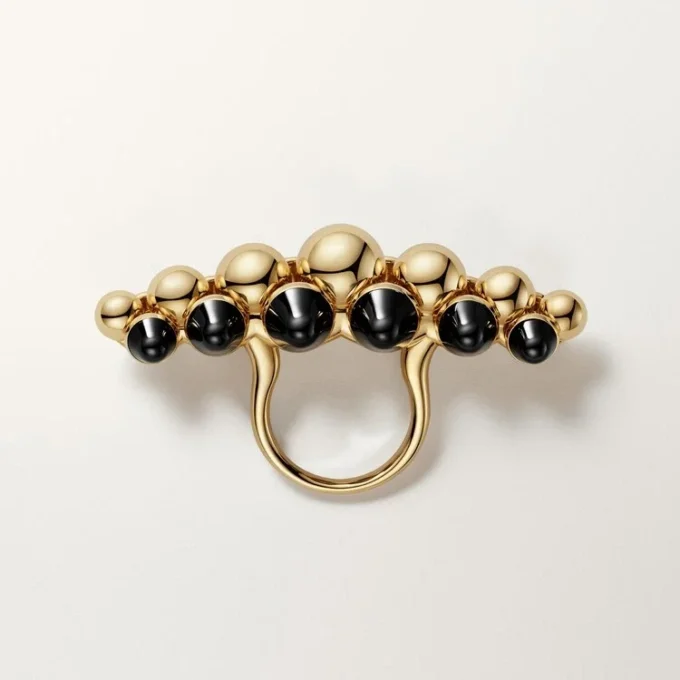 Clash De Cartier-ring, ekstra stor model, onyx Clash De Cartier-ring, ekstra stor model, onyx