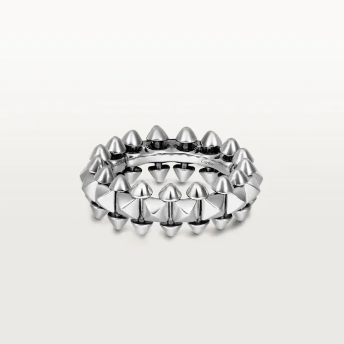 Clash De Cartier-ring – hvidguld, mellemstor model | Cartier Us Clash De Cartier-ring – hvidguld, mellemstor model | Cartier Us