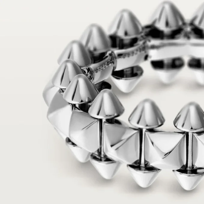 Clash De Cartier-ring – hvidguld, mellemstor model | Cartier Us Clash De Cartier-ring – hvidguld, mellemstor model | Cartier Us