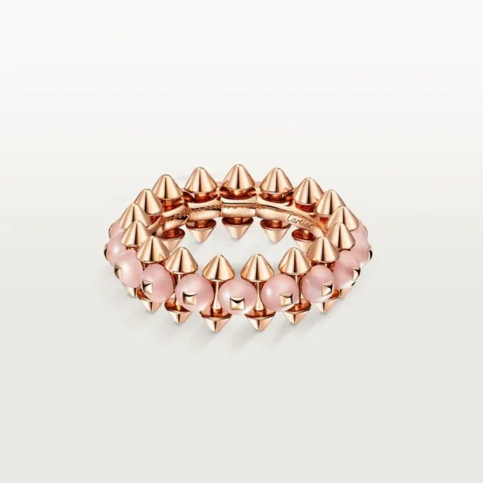 Clash De Cartier-ring, lyserød chalcedon Clash De Cartier-ring, lyserød chalcedon