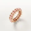 Clash De Cartier-ring, lyserød chalcedon Clash De Cartier-ring, lyserød chalcedon