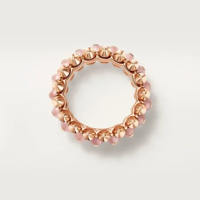 Clash De Cartier-ring, lyserød chalcedon Clash De Cartier-ring, lyserød chalcedon