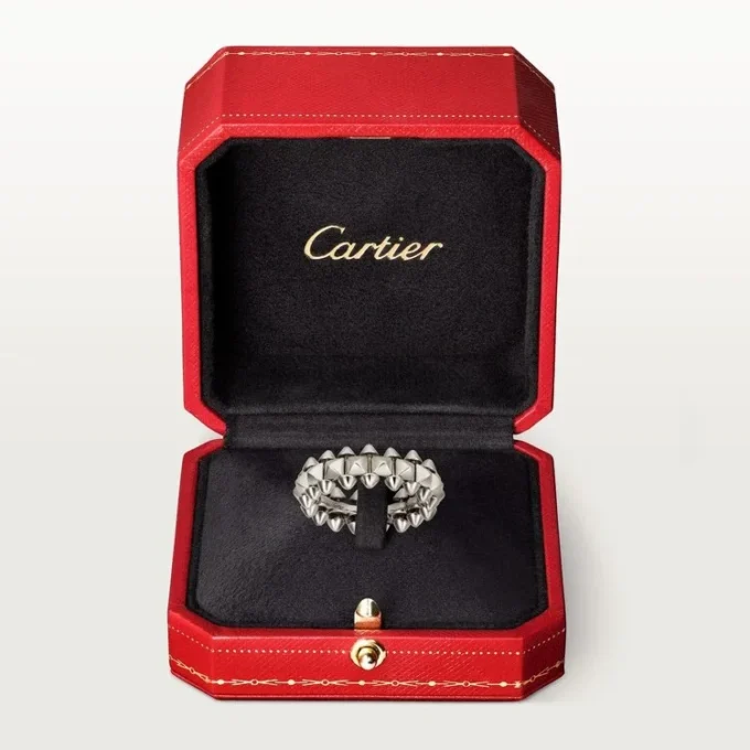 Clash De Cartier-ring, mellemstørrelse – hvidguld – Cartier Clash De Cartier-ring, mellemstørrelse – hvidguld – Cartier