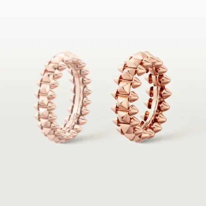 Clash De Cartier-ring, mellemstørrelse – rosa guld – Cartier Clash De Cartier-ring, mellemstørrelse – rosa guld – Cartier